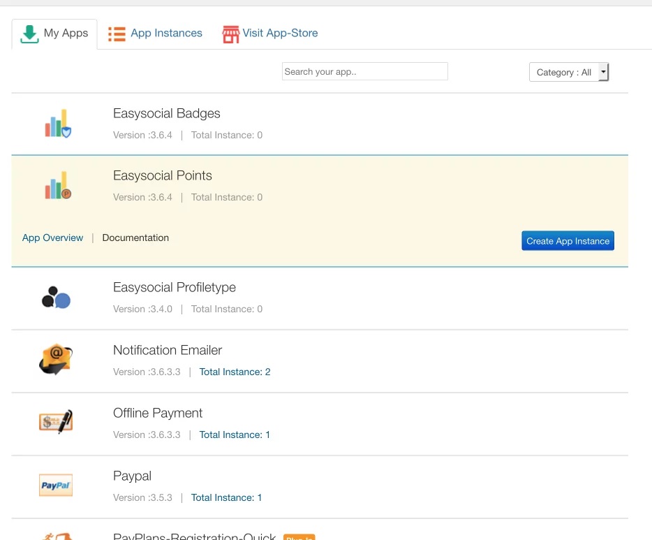 Easysocial Points Joomla Extension